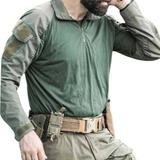 Combat Shirt Masculina Tática Militar Uniforme Tshirt Farda