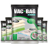 Combo: 5 Saco A Vácuo Protetor Vac Bag 80 X 100 Ordene Extr