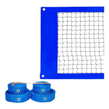 Combo- Rede Beach Tennis Oficial 1,00x8,20 + Marcaçao 16x8m