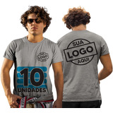 Combo 10 Camisetas Camisas Foto Logomarca