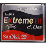 Combo 10 Cartões Compact Flash Industrial 2gb Sandisk