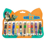 Combo 10 Coleiras Pet P/ Gatos Elastica C/ Guizo Ajustável