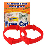 Combo 2 Coleira Anti Pulgas Gatos Free Cat - Envio Rápido