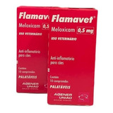 Combo 2 Flamavet Agener 0,5 Mg Anti-inflamatório Para Cães