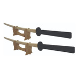 Combo 2 Katanas - Espada Em Madeira Para Treinamento
