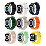 Combo 2x Pulseira Silicone Ultra Sport Fitness 42/45/49mm