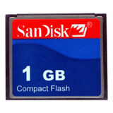 Combo 3 Cartões Compact Flash Industrial 1gb Sandisk