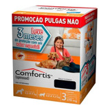 Combo 3 Comfortis Antipulgas Cães E Gatos 270mg