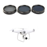 Combo 3 Filtros Nd4 Nd8 Nd16 Drone Dji Phantom 4 Pro E 4 Adv