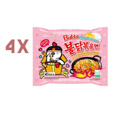 Combo 4x Lamen Coreano Samyang Carbonara