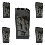 Combo 5 Capa Couro Para Walkie Talkie Motorola T470br + Nf 