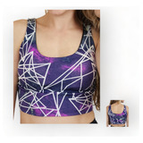 Combo 7 Top Com Bojo Alta Sustentação Corrida Fitness