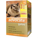 Combo Advocate Gatos 0,4ml Até 4kg