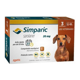 Combo Anti Pulga Simparic 20 Mg 5 A 10 Kg 3 Comprimidos