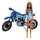 Combo Barbie Praia Morena Mattel +