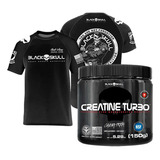 Combo Black Skull Camiseta Bope E Creatina Dry Fit Camisa
