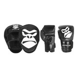 Combo Boxe Infantil Luva Muay Thai + Manopla De Soco Gorilla