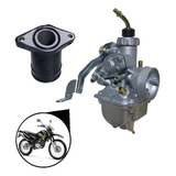 Combo Carburador Coletor Admissao Yamaha Xtz 125 2011 2012