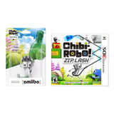 Combo Chibi-robo! Zip Lash Nintendo 3ds Amiibo Original Novo