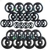Combo Com 24 Anilhas De Ferro Fundido - 100 Kg