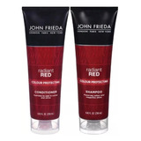Combo Condicionador/shampoo Radiant Red Boosting John Frieda