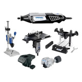 Combo Dremel Micro Retifica 4000 220v + Guia + Suporte +mesa