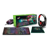 Combo ELG Stryker Teclado mouse headset mousepad Cgsr41