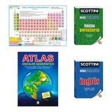 Combo Estudos Ensino Medio Atlas Dicionario