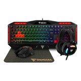 Combo Gamer Gamdias Poseidon Teclado Mouse