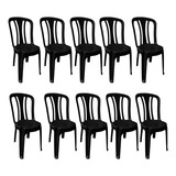 Combo Kit 20 Cadeiras Plásticas Bistrô Resistente Para Mesa