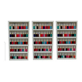Combo Kit 3 Expositor Branco Tx 100 Esmaltes