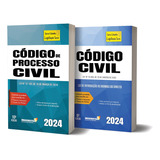 Combo Livros Lei Seca Código Civil E Código Processo Civil