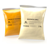 Combo Maionese Grill Junior 1,1kg + Mostarda Pouch 1,1kg