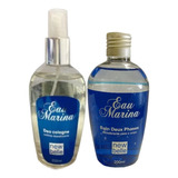 Combo Óleo Corporal Bain Deux Phases Com Colônia Eau Marina