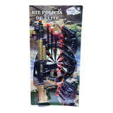 Combo Policial De Brinquedo Arminha Algema Relógio Completo 