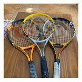 Combo Raquetes Heads E Wilson Originais