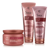 Combo Siàge Nutri Rosé: Shampoo 250ml + Máscara 250g + Cond.