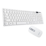 Combo Teclado + Mouse Wireless S/ Fio 3200dpi Usb Notebook