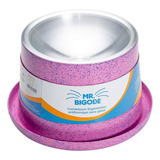 Comedouro Antiformiga Gatos Mr. Bigode Nf Pet Rosa 250ml