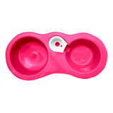Comedouro Duplo Automático Para Cães Gatos Fêmea