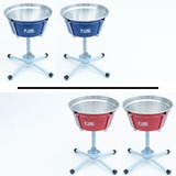 Comedouro Elevado Ajustável Suspenso Kit 02un Pote 2,5l