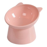 Comedouro Ergonômico Para Gatos Comedouro Elevado Rosa