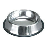 Comedouro Tigela Cachorro Antiderrapante Inox 235ml 15,5cm