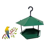 Comedouro Tratador Pássaros Livres Porta Ração Aves Lindo