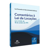 Comentários À Lei De Locações - 2ª Edição Lei N. 8.245, De 18 De Outubro De 1991 - Impresso