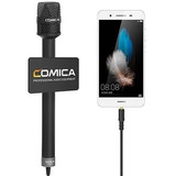 Comica Microfone Reporter Para Smartphones Hrm-s