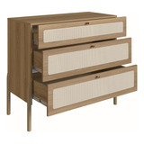 Comoda 3 Gv Corrediças Telesc Pes Madeira 27934 Oslo Hanover