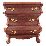 Cômoda Com Marchetaria Modelo Rústico Para Quarto - 37300