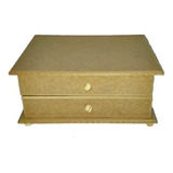 Comoda Porta Joia 1 Gaveta 27,8x21x12 Mdf Cru 