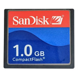 Compact Flash Cf Sandisk 1gb Cartão De Memória
